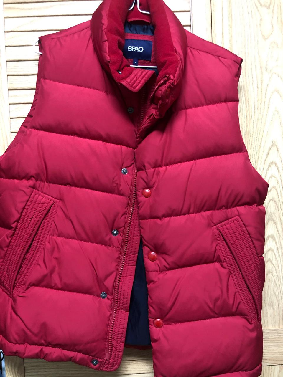 스파오 남성 오리털 패딩베스트 M