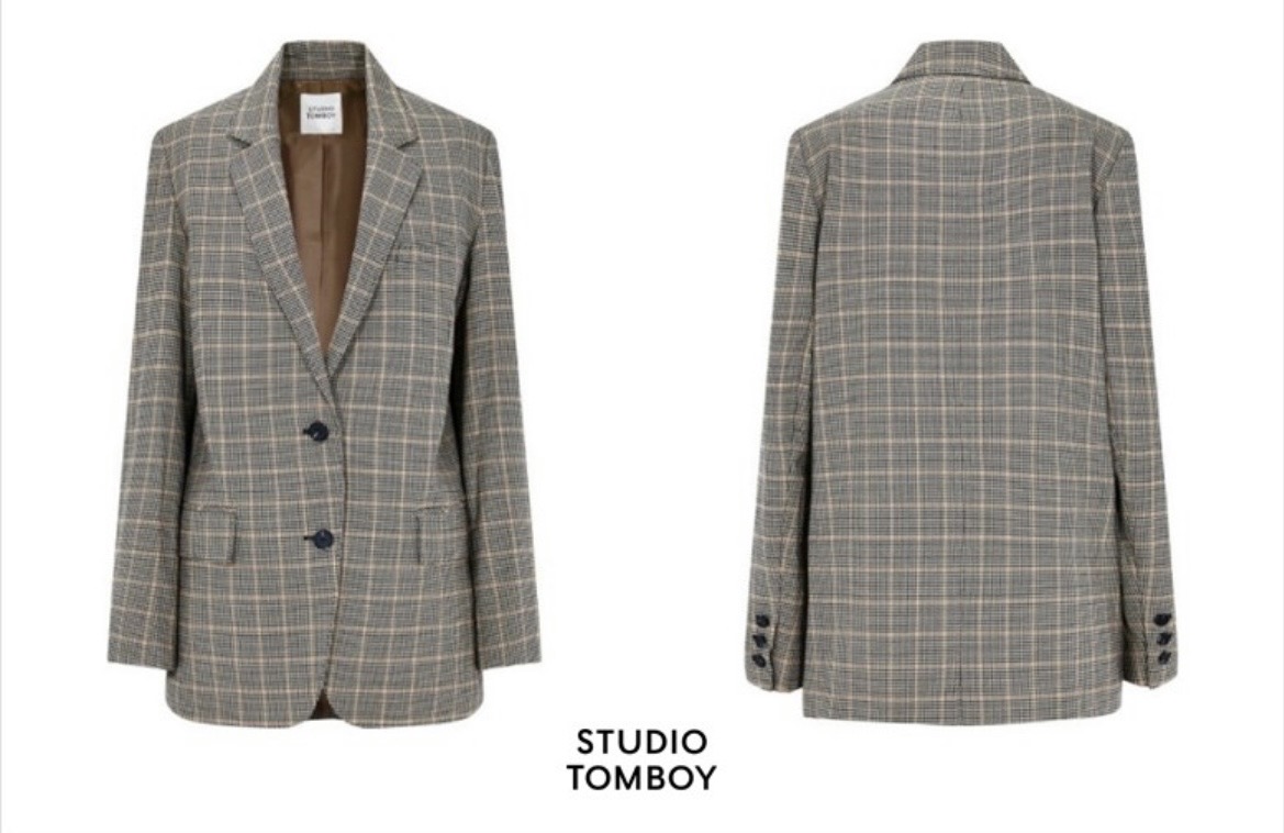 스튜디오 톰보이 자켓, 팬츠(여자정장 셋업)