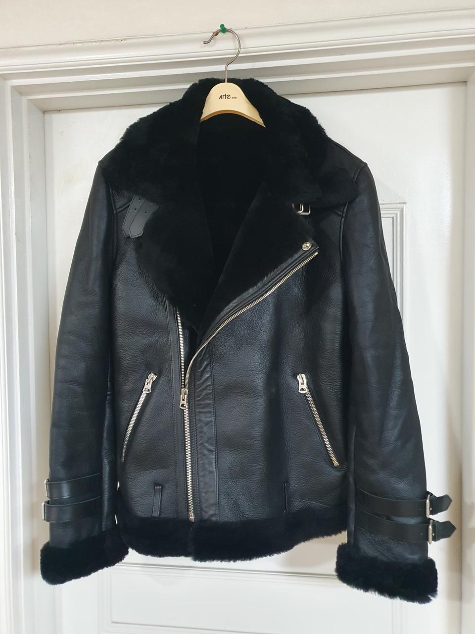 이태리산 양가죽 라이더 무스탕