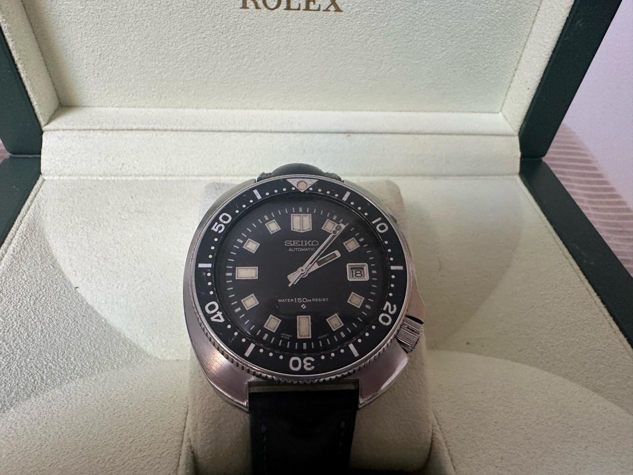 세이코 빈티지 다이버 시계 6105-8110