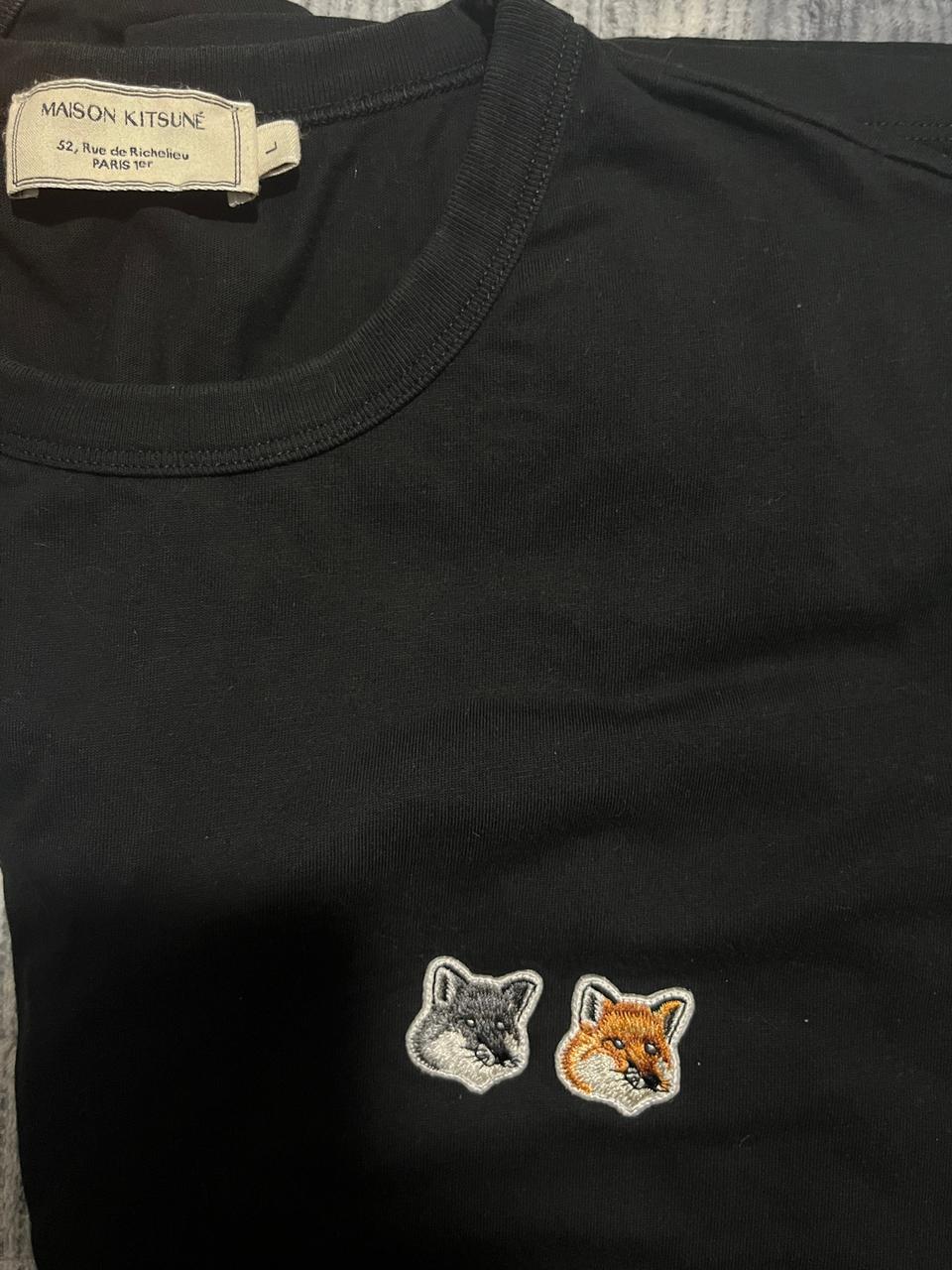 메종키츠네 더플폭스 반팔 L