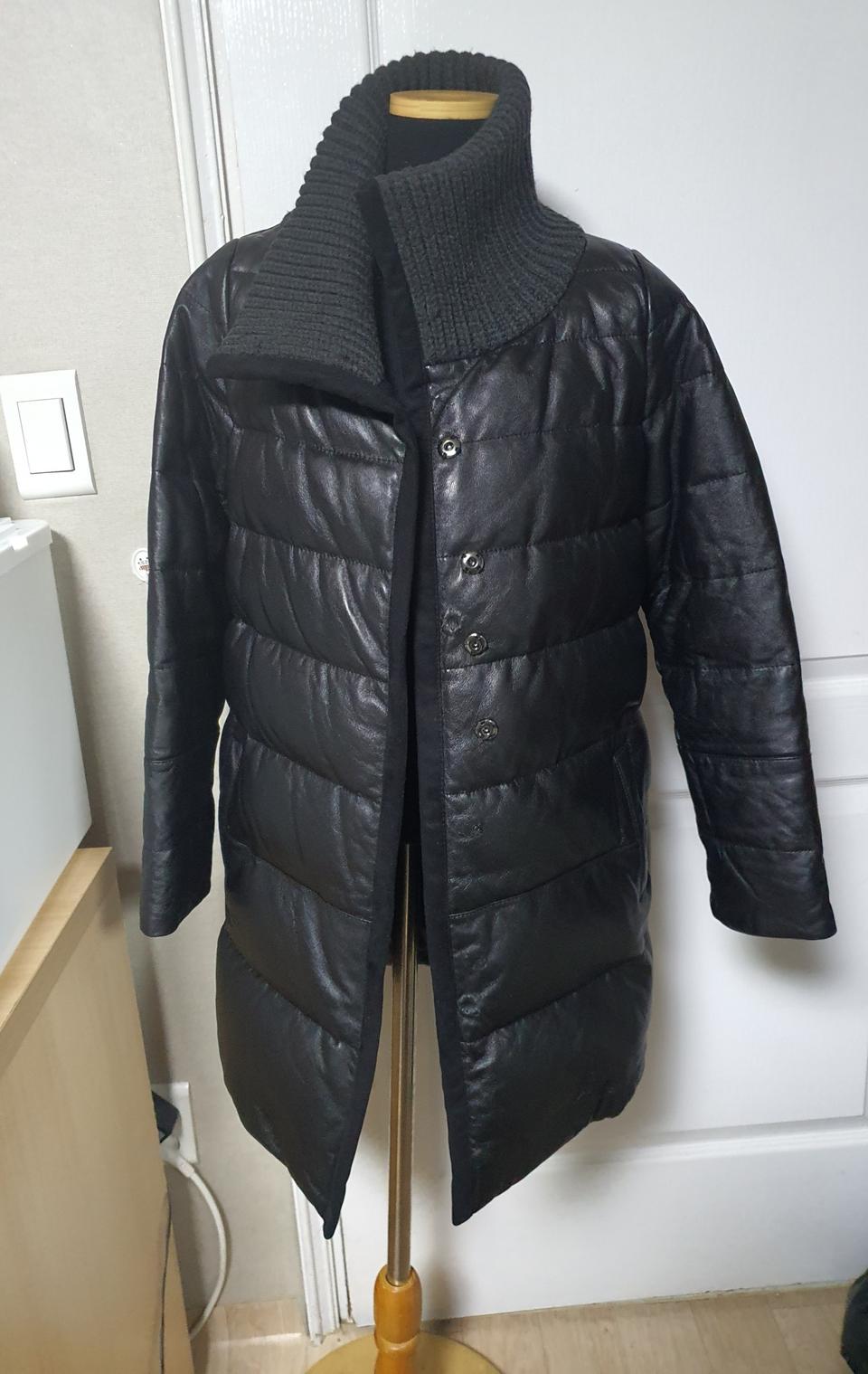 막스카라 가죽패딩 가죽덕다운 여성패딩55