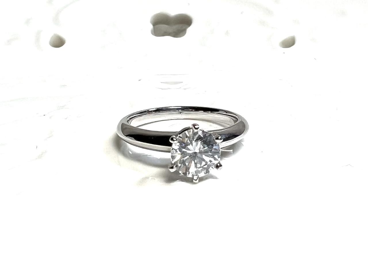 14k 깔끔 큐빅 화이트 골드 금 반지 (목걸이 팔찌 귀걸이 많음)