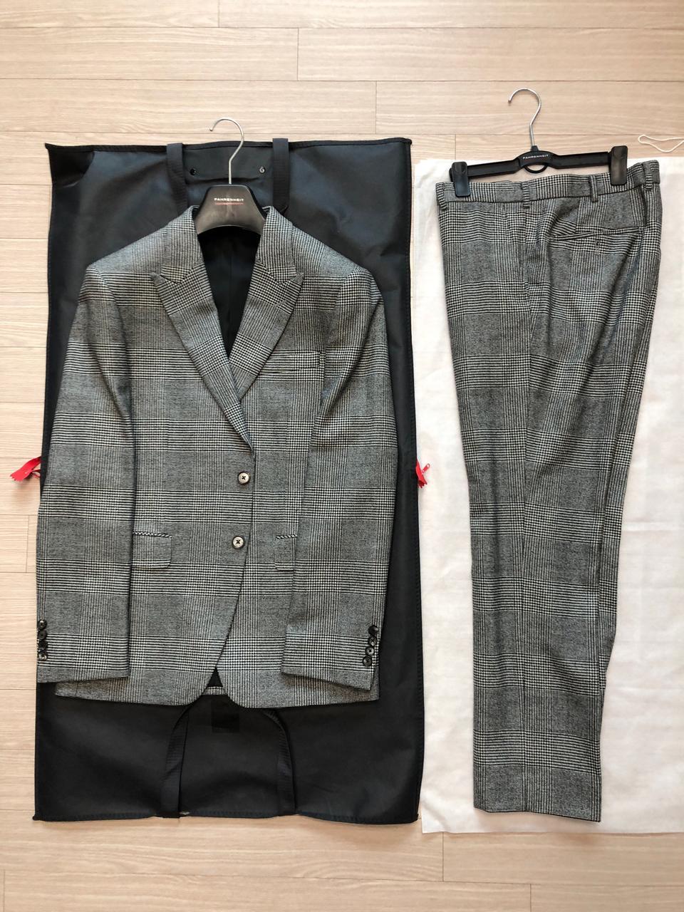 (새상품)FAHRENHEIT 파렌하이트 캐시미어 블렌디드 수트 세트