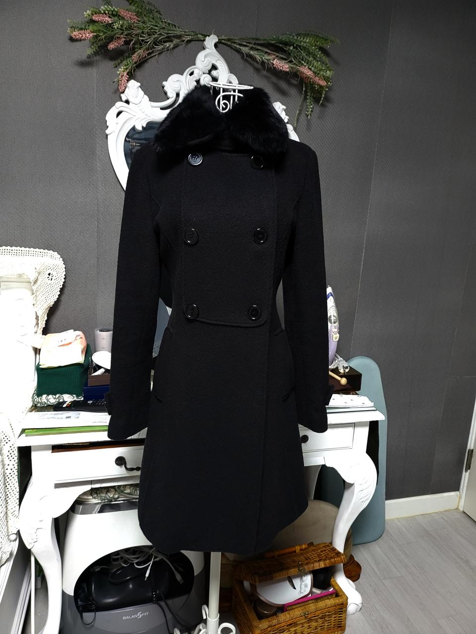 여 66  막스마라 울100% 알파카 코트