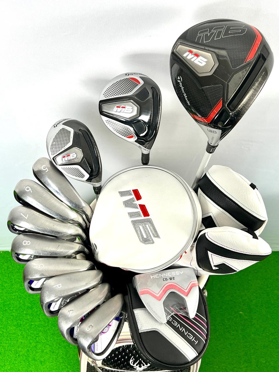 여성 테일러메이드 M6 야마하 CS 조합 풀세트 / 바퀴 캐디백 포함