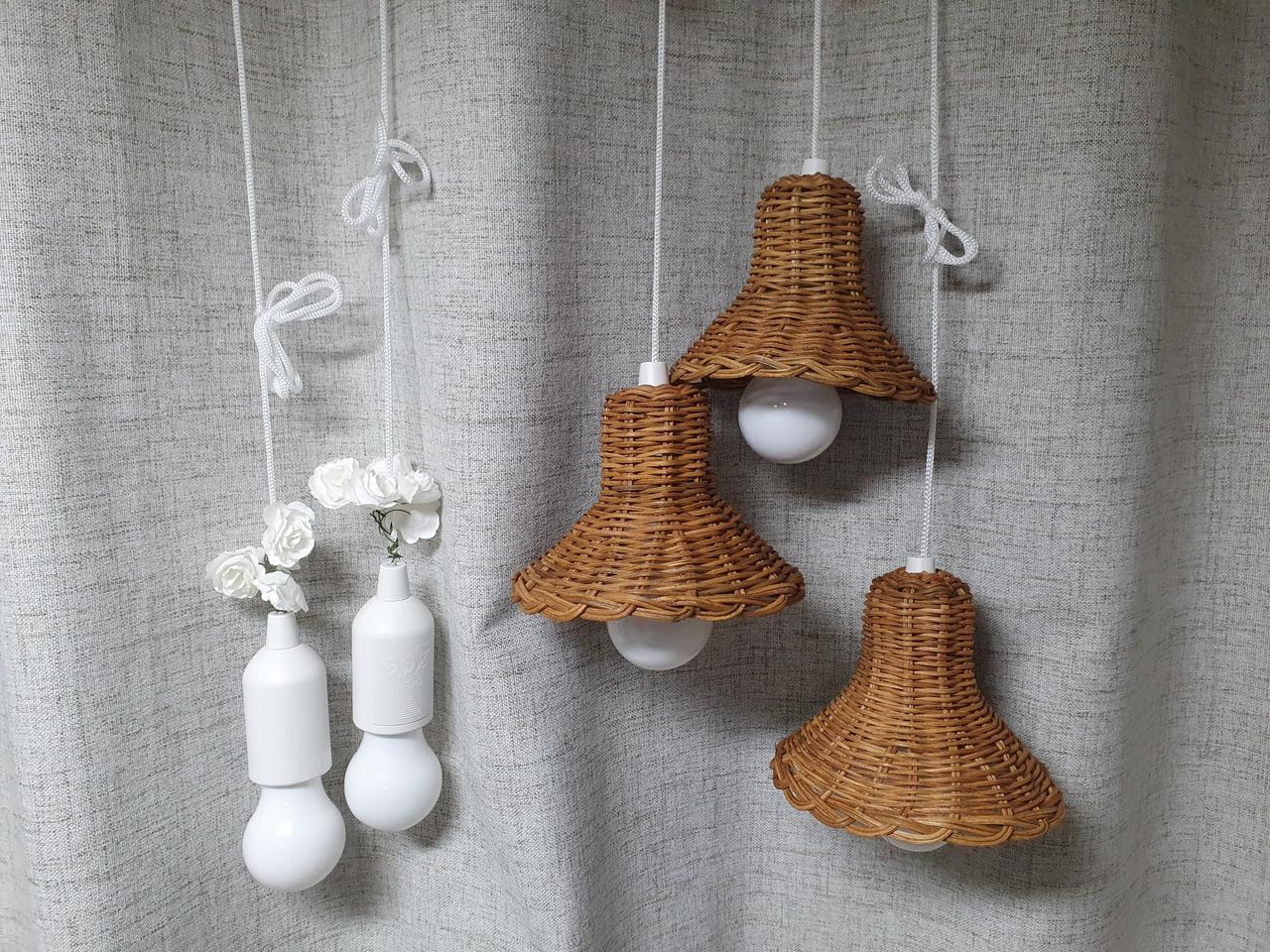 캠핑/감성 라탄전구 조명