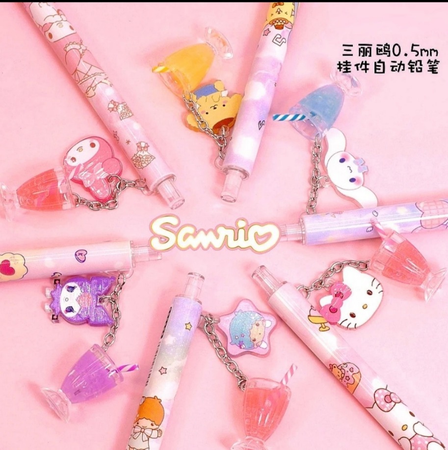 산리오 팬던트 샤프 키티 마이멜로디 시나모롤 쿠로미 폼폼푸린 리틀트윈스타