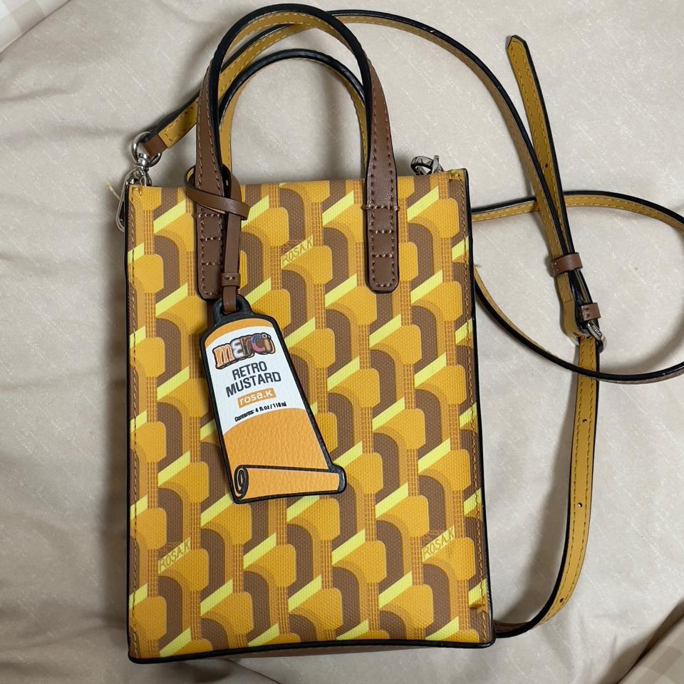 로사케이 카바사 모노그램 토트백 yellow_xs