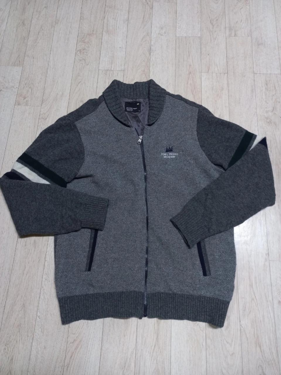 쟝미셀바스키아 방풍니트집업100