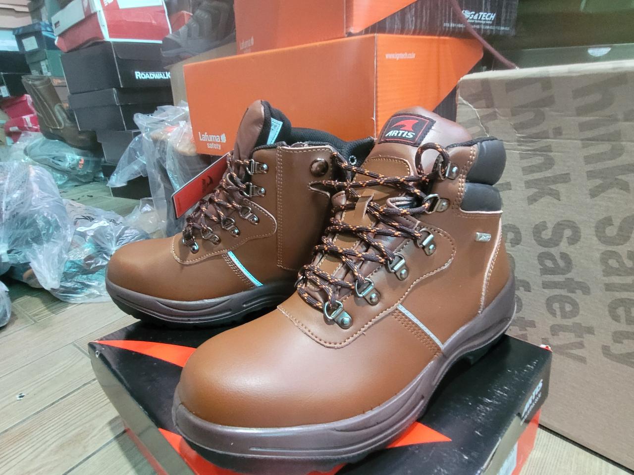 새제품 아티스 소가죽안전화275,280,285