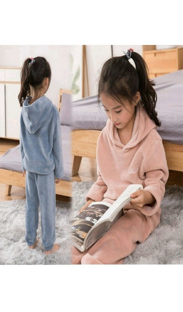 100~110❤밍크융털 후드 상하복세트