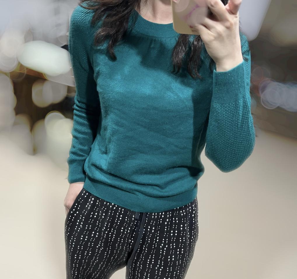 55 새상품 바네사부르노 컬렉션 캐시미어 울 부~드러운 니트 스웨터 타임