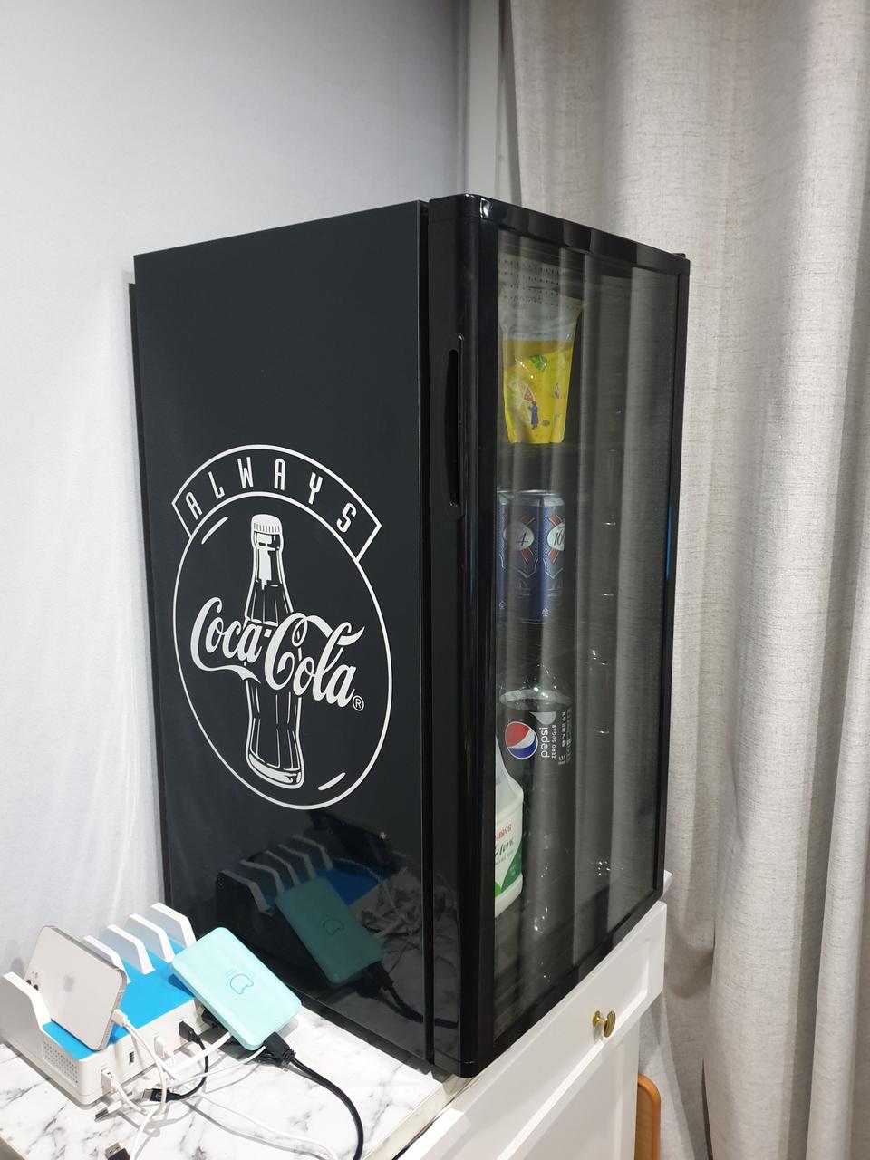 음료냉장고 코카콜라 스타일 장윤정 술장고