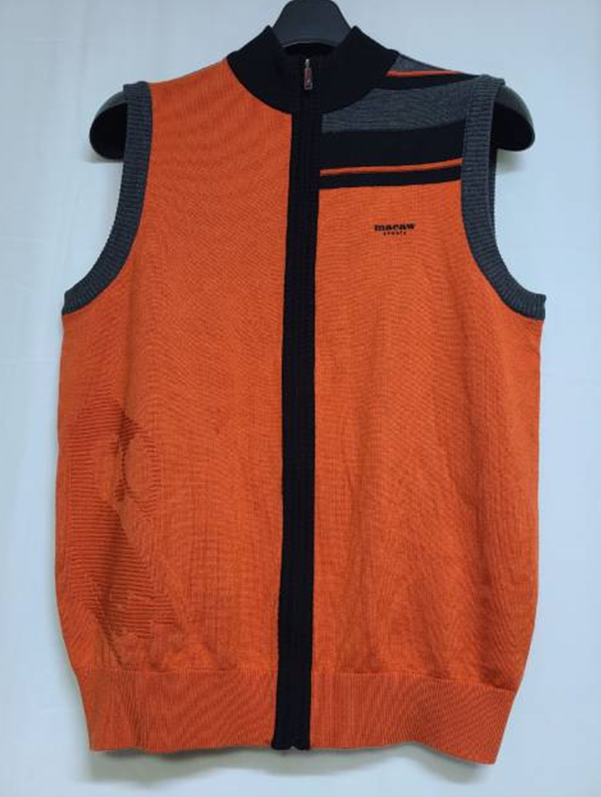 마코 남성용 골프웨어 니트 조끼