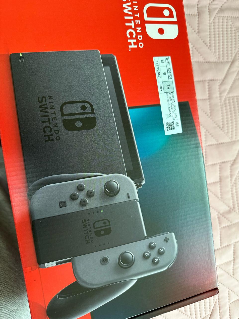 닌텐도스위치 배터리개선판 그레이 팝니다.