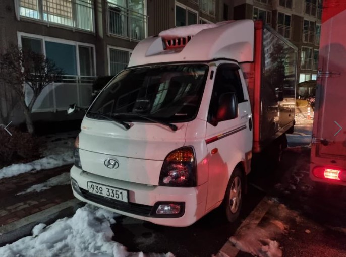 현대 포터II 하이냉동탑차 일반캡