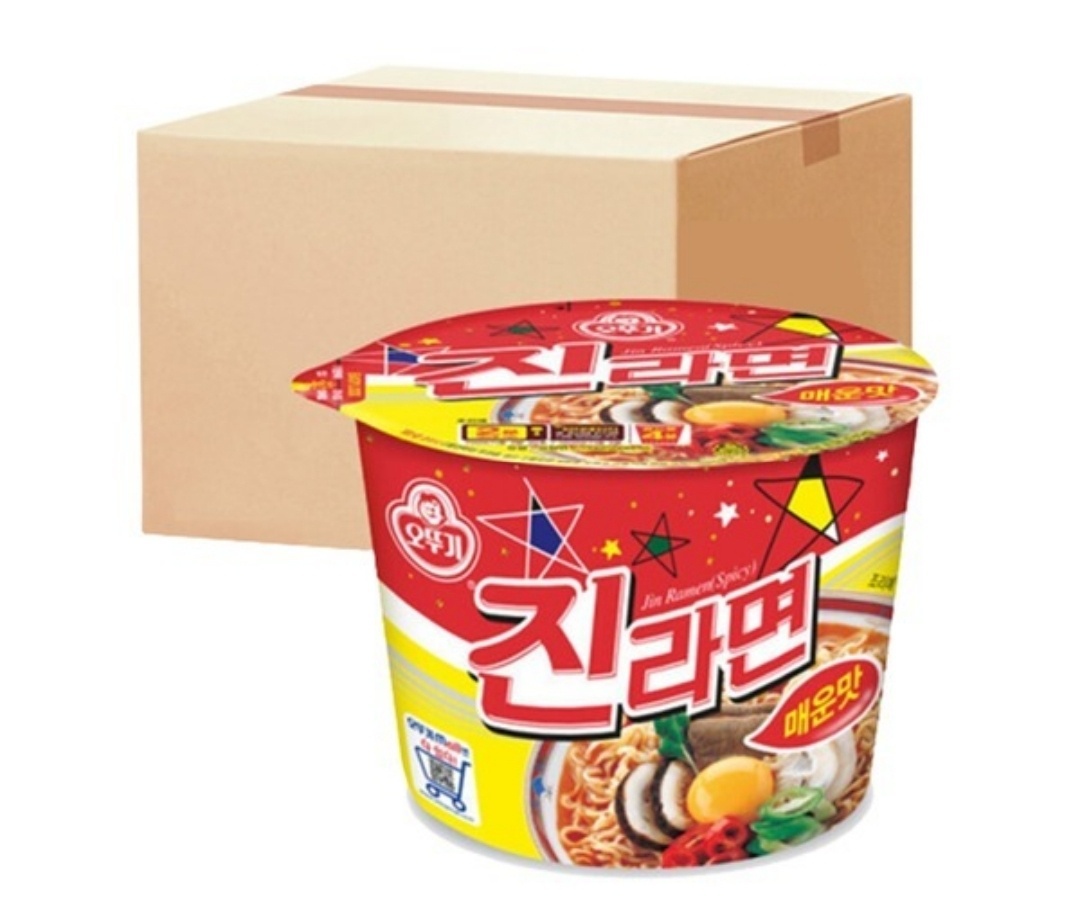 24개 110g 큰컵 [무료배송] 진라면 컵라면 매운맛 순한맛