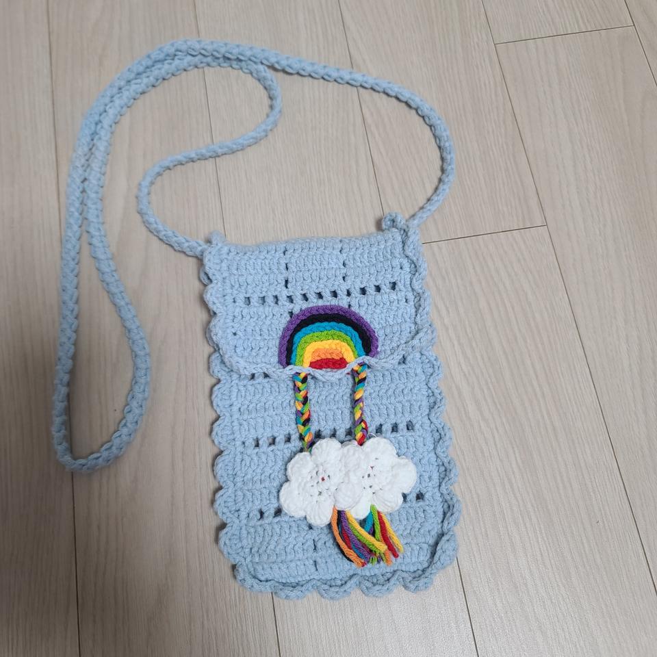 핸드폰뜨게가방