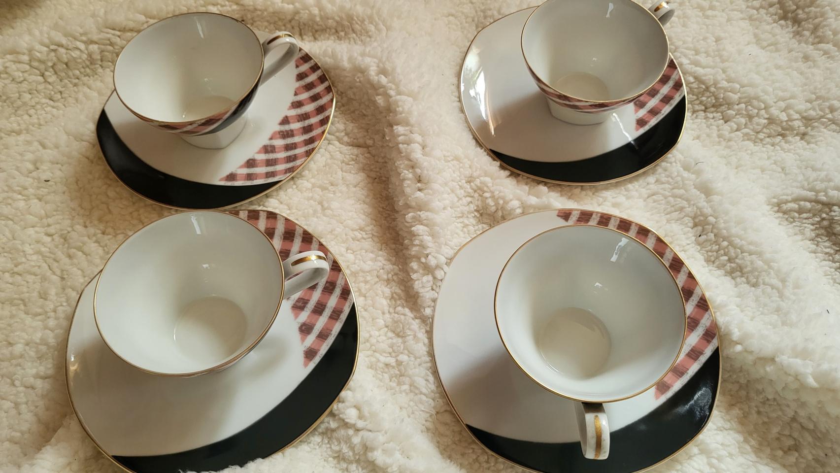 노리다케 찻잔 4인조