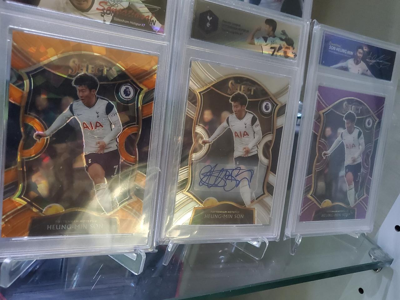 각종 스포츠카드 파니니 돈러스 손흥민 메시 호날두 이강인 황희찬