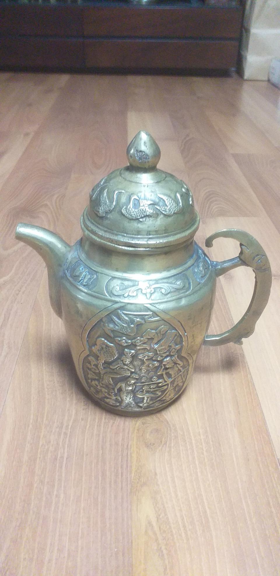 황동 주전자.황동브론즈