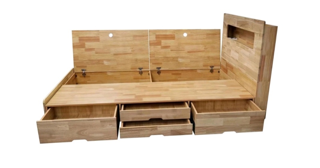 원목서랍형침대 퀸사이즈 슈퍼싱글