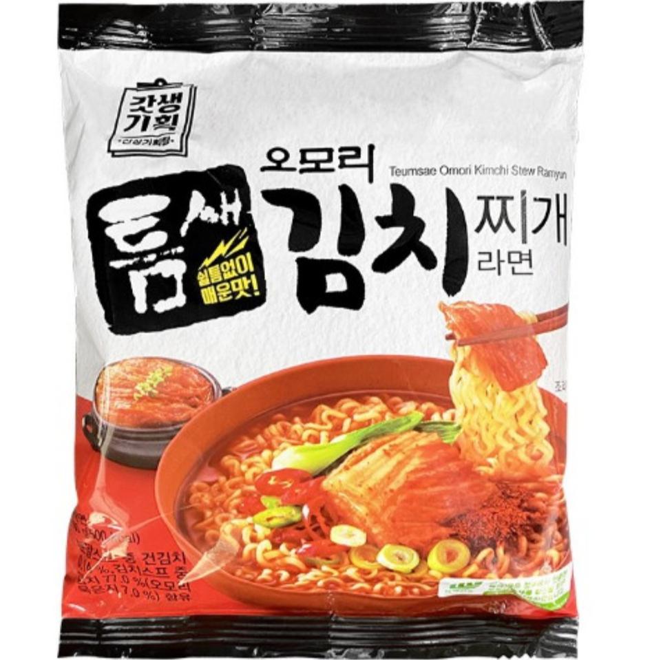 틈새오모리김치라면외6종:1상자(32봉)