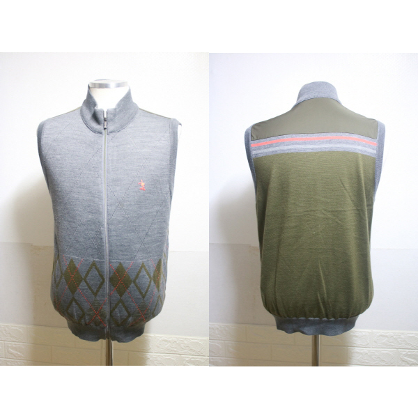 (남 100) JDX 제이디엑스 회색 니트 집업 조끼 (사이즈 100) 