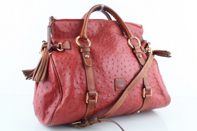 두니앤버크 FLORENTINE 플로렌틴 오스트리치 가죽 타조 빈티지 투웨이 숄더백 