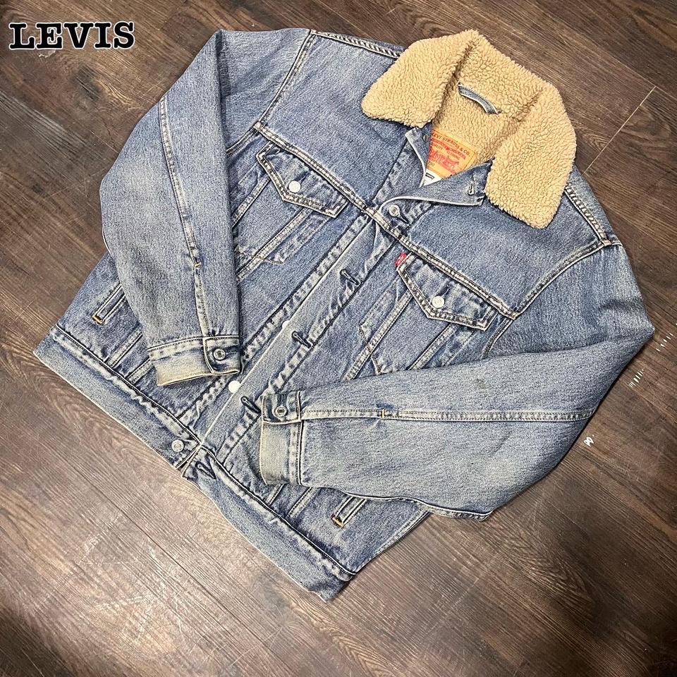 리바이스 데님자켓 청쉐르파 M