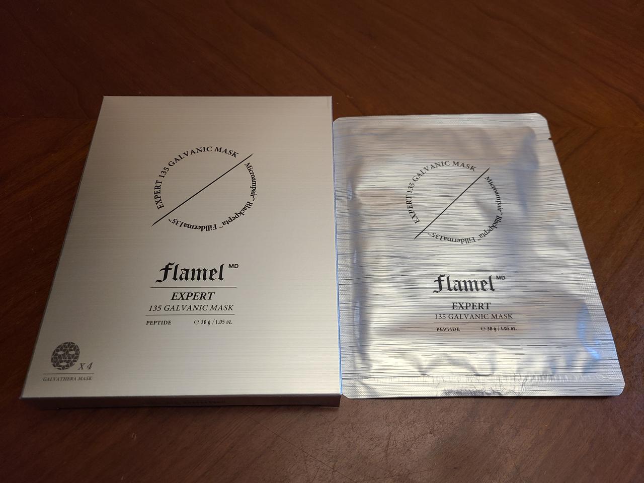 플라멜엠디 엑스퍼트 135 갈바닉 마스크 30g x 4매
