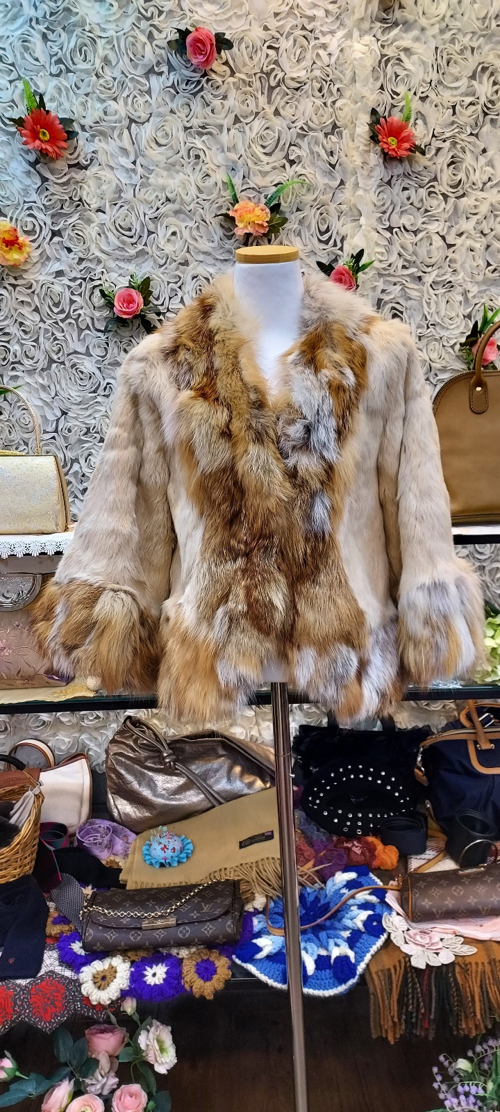 여우털 + 토끼털 디자인 이쁜 퍼 자켓 (55)