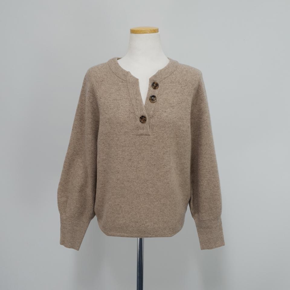 시스템 여성 20FW 트임넥 캐시미어 니트 66