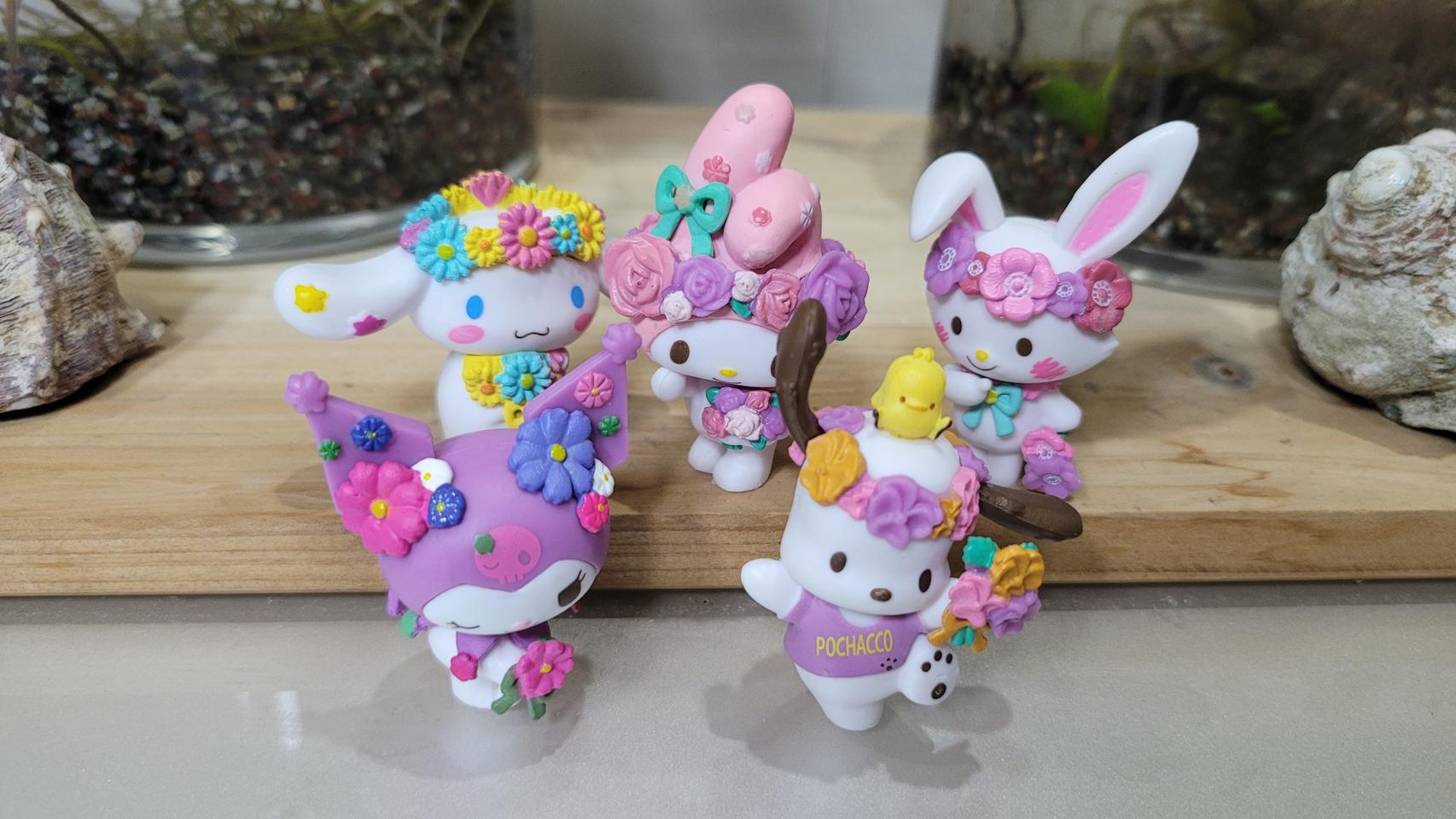 산리오 친구들 알로하 피규어 5종 세트