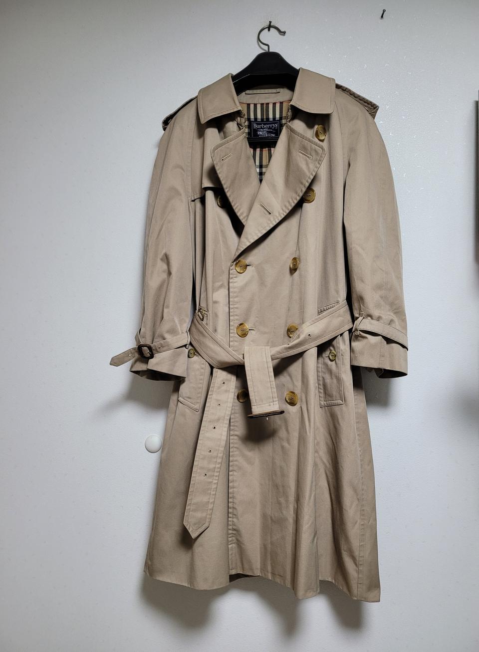 버버리 정품 트렌치 코트 L