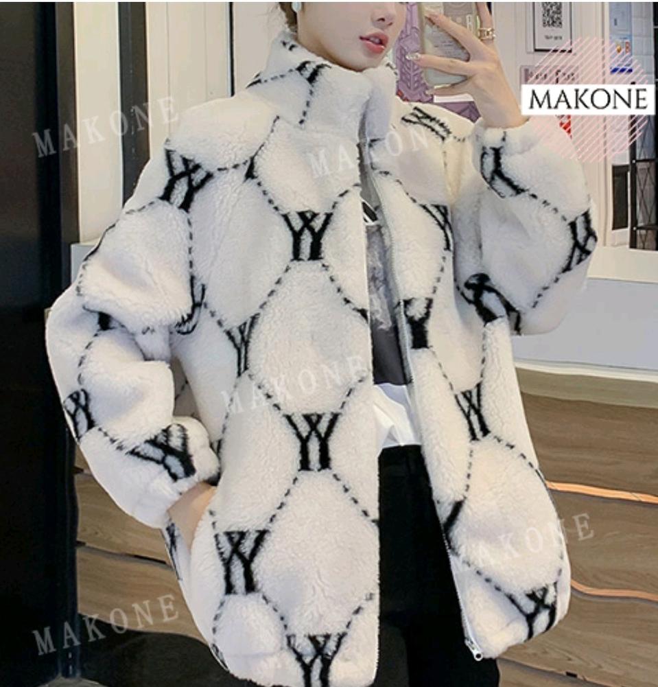 여자 아우터 겨울 양털 집업 여성 상의 빅사이즈