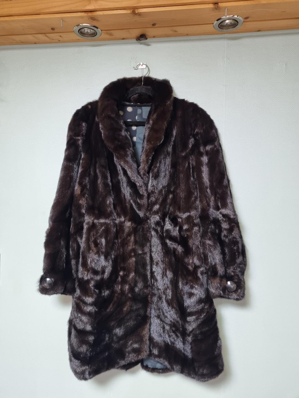 블랙그라마 밍크코트