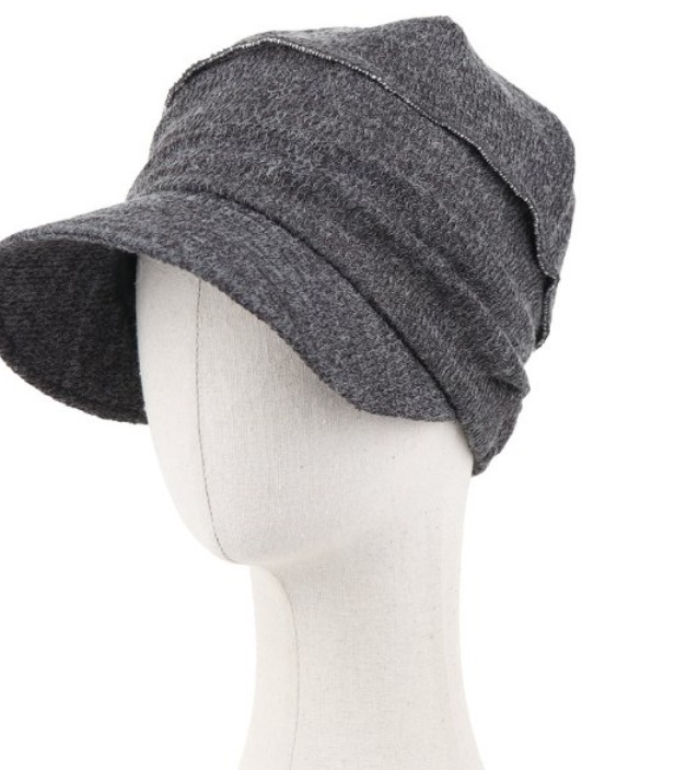 아가타 이상봉 새상품 셔링캡 고급 여성모자 울 버킷햇 밍크 벙거지 모자