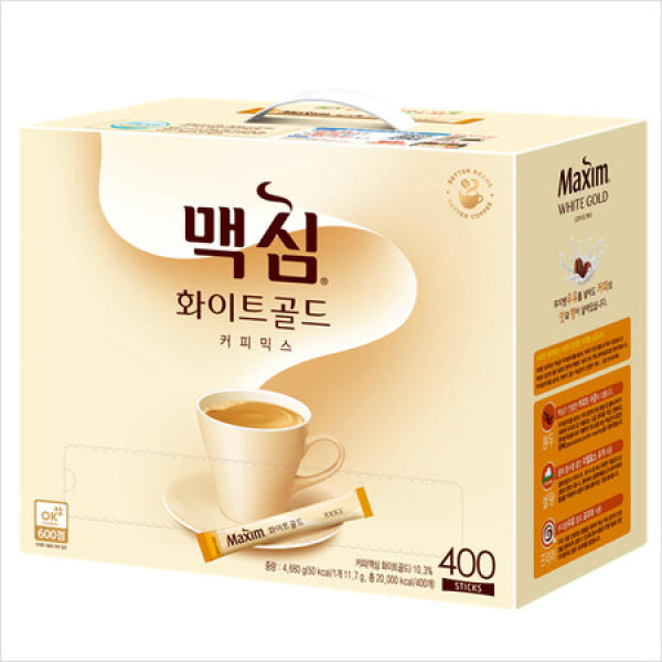 (무배)맥심 화이트골드 커피믹스 400T