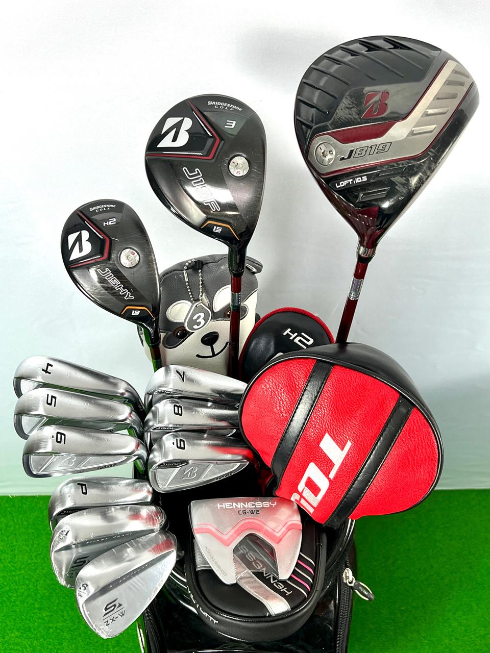 브리지스톤 J819 J15 경량스틸 조합 풀세트 - 캐디백 포함