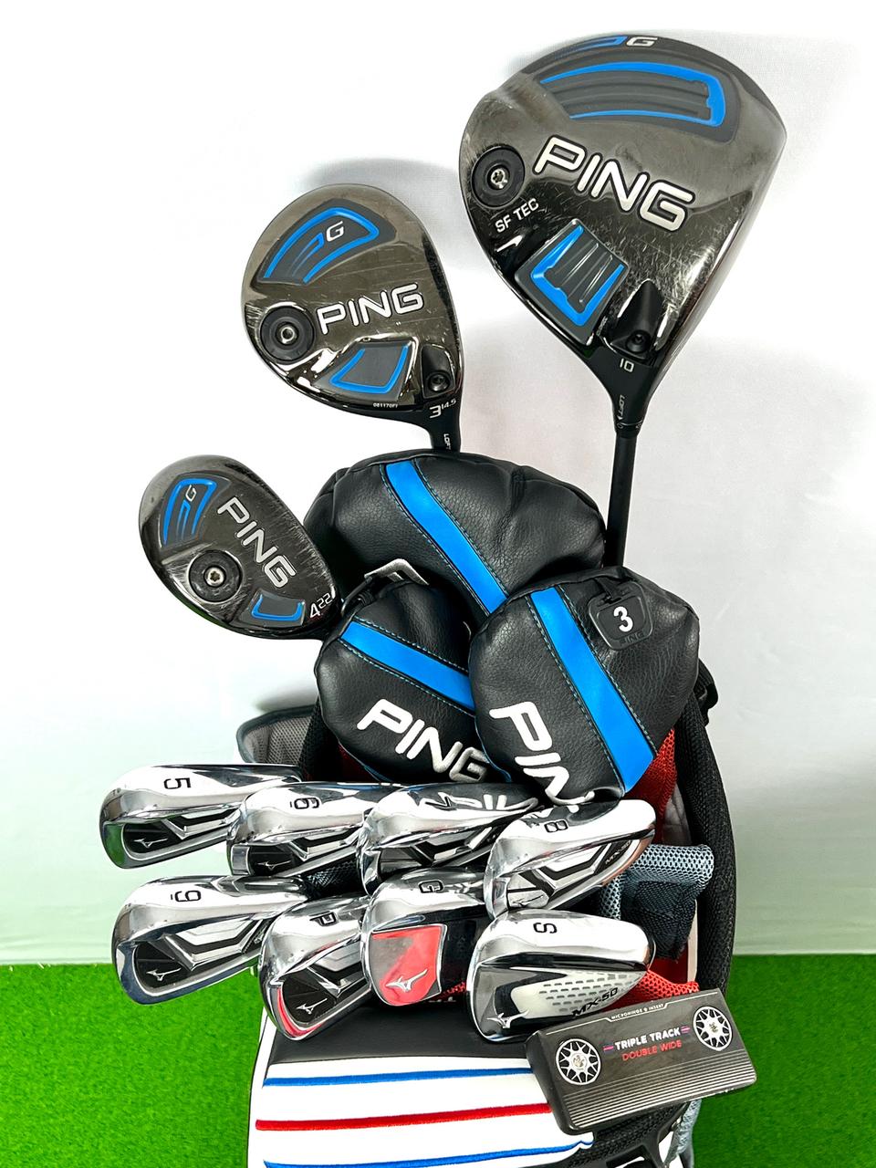 핑 뉴G 미즈노 MX50 경량 인기 조합 풀세트 - 스탠드백 포함