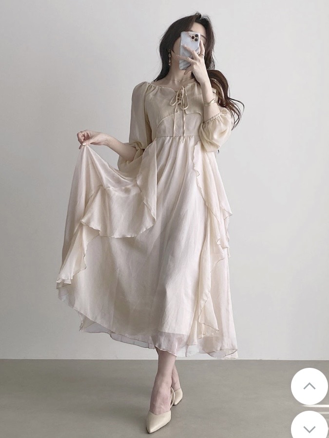 여신 끈나시 롱원피스