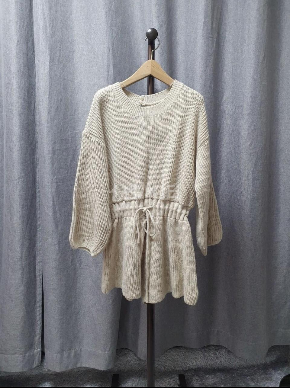 니트 점프수트 원피스