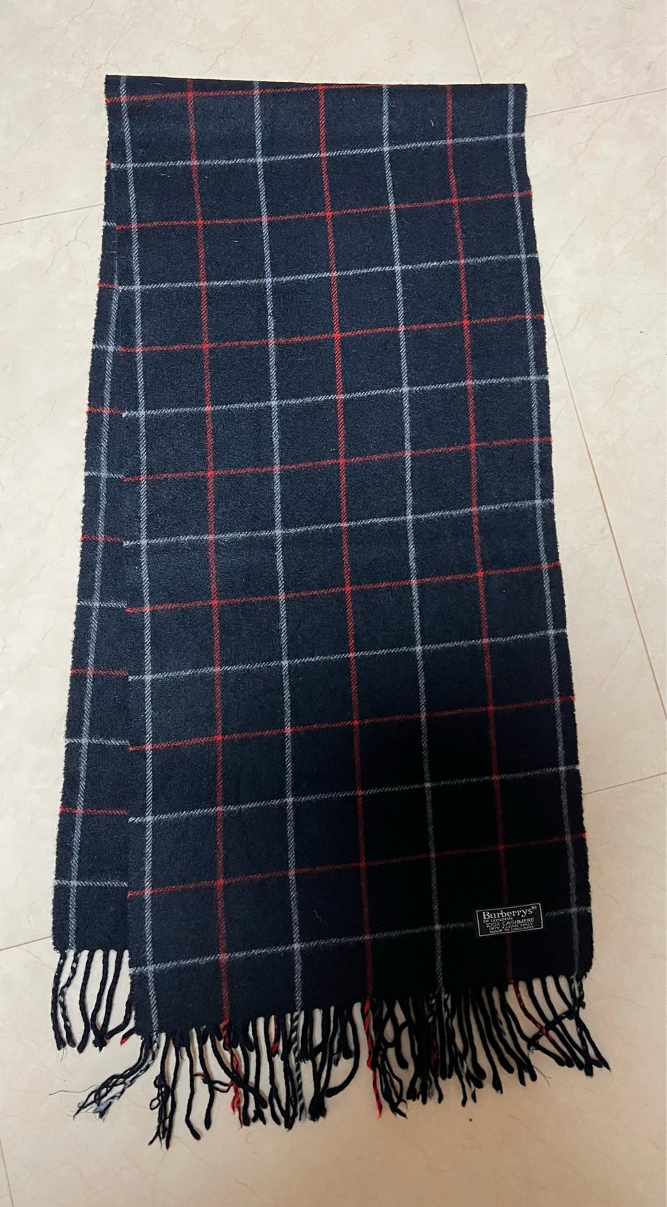 버버리 명품 캐시미어 머플러 목도리