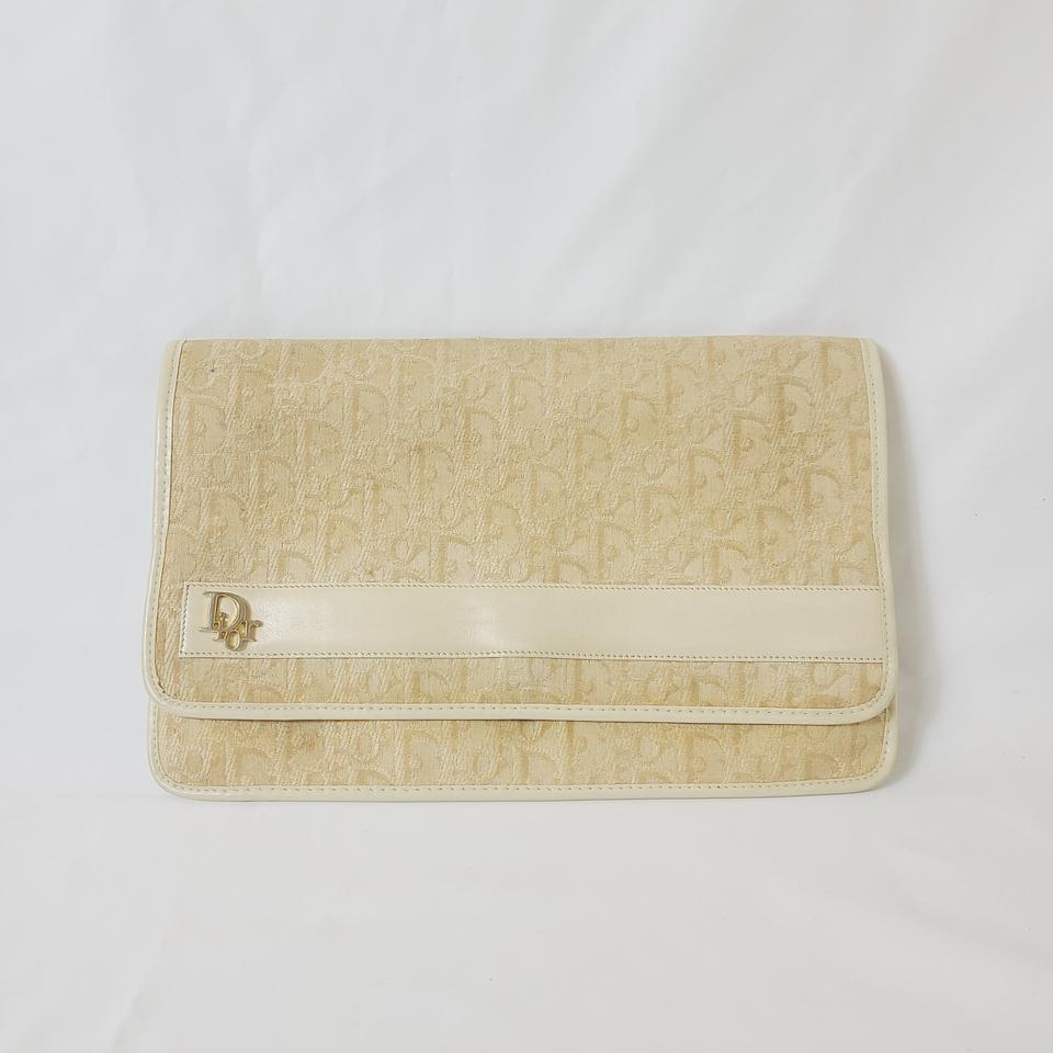 정품 크리스찬디올 모노그램 캔버스 클러치백