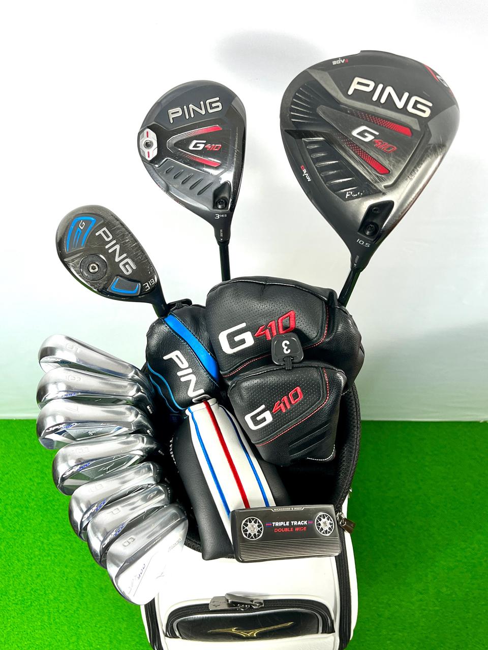 핑 G410 미즈노 JPX900 조합 고급형 풀세트 - 캐디백 포함