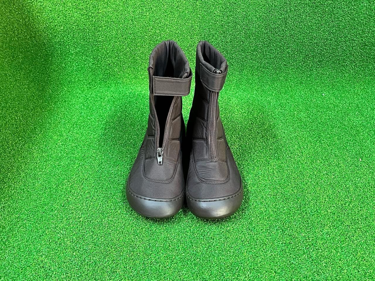 간절기 패딩부츠 굽낮은 235mm 국내산 패션 앞지퍼 부츠