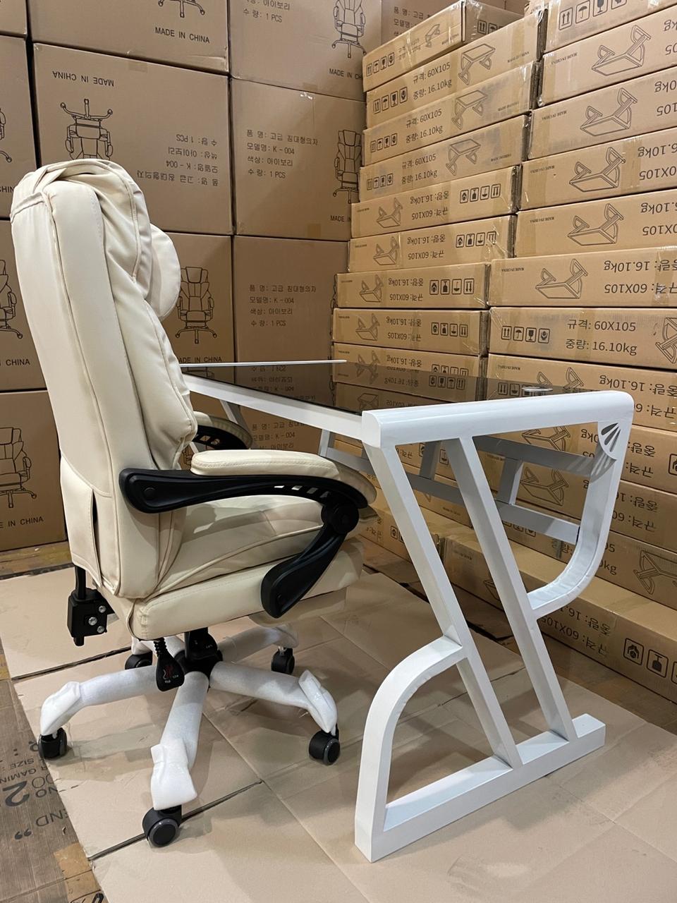 견고한 강화유리 게이밍 책상(800/1000/1050)