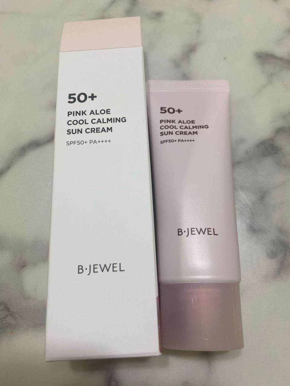 핑크알로에 비주얼바이얀 선크림